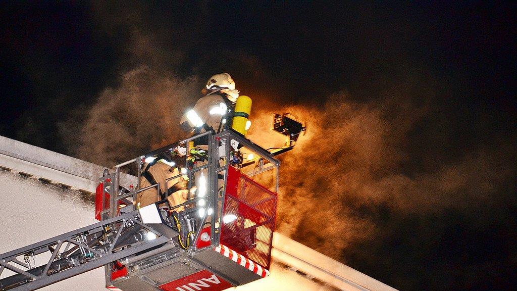 Brand bei Salzburg Schokolade in Grödig, I