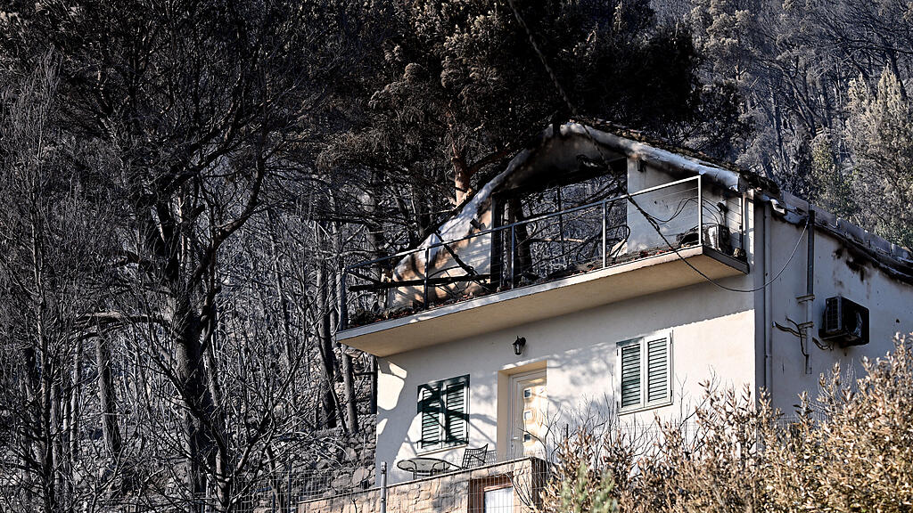 Waldbrand in Krotaien