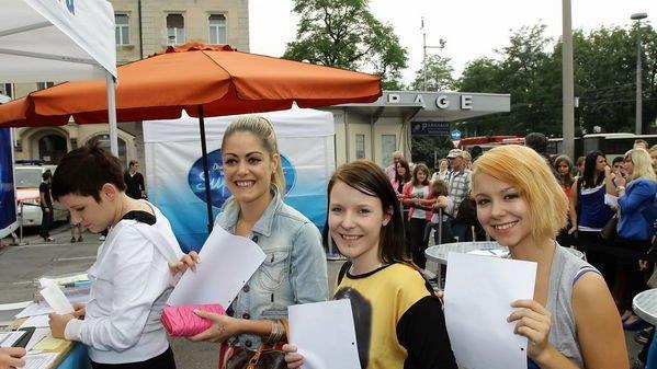 Bilder vom Casting