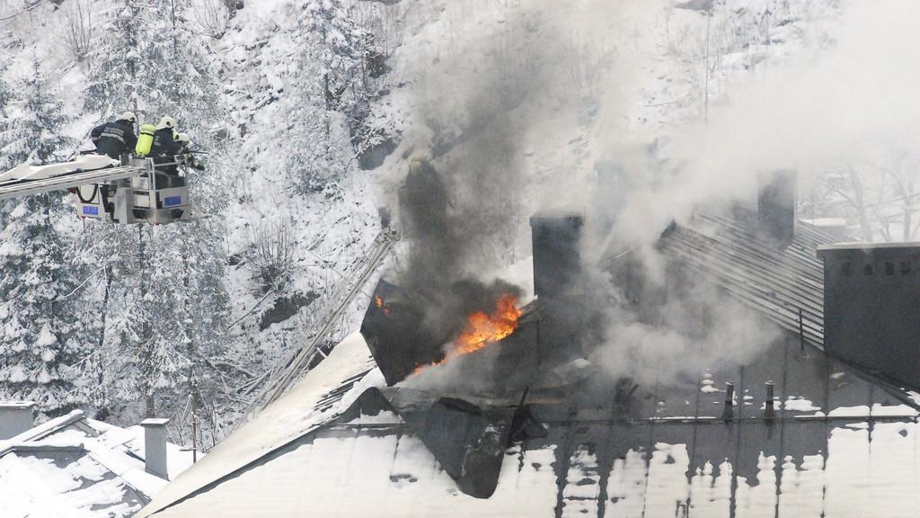 Großbrand in Bad Gastein