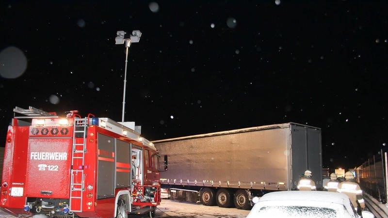 Massencrash auf A1
