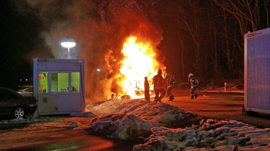 Reisebusbrand am Walserberg