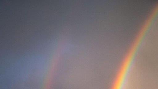 Regenbogen über Salzburg