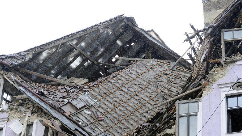 Heftige Explosion: Hauseinsturz in Wien-Fünfhaus