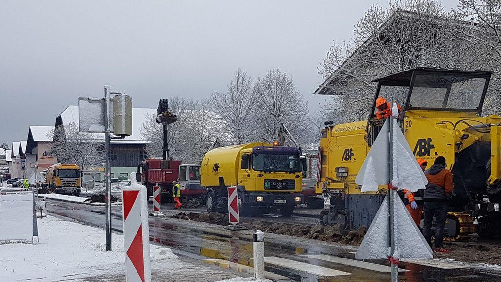 Bauarbeiten in Hof