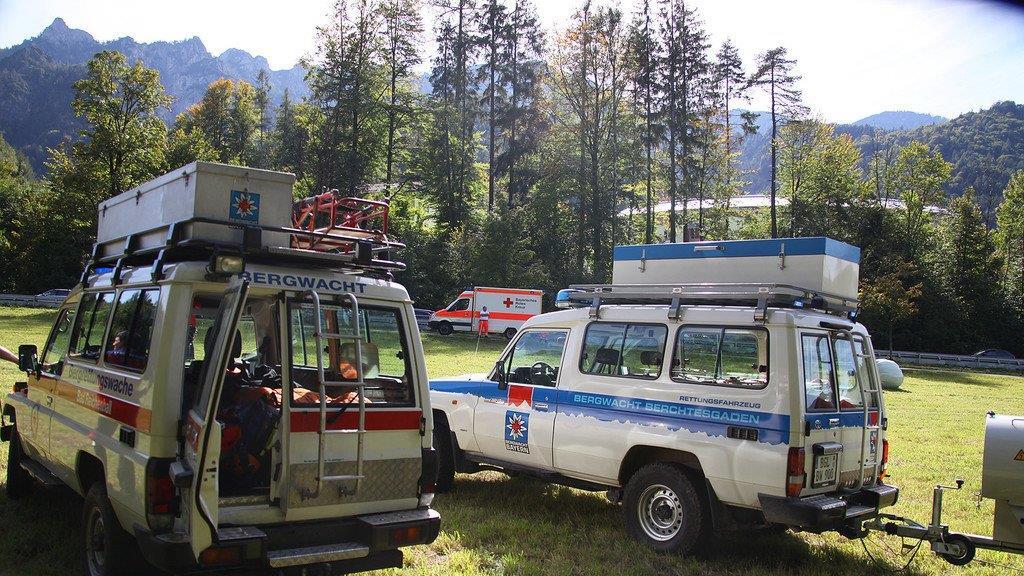 Bilder der Heli-Bergung