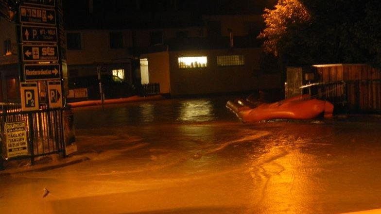 Hochwasser in Saalfelden