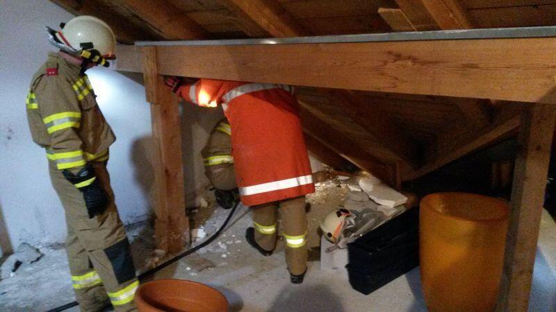 Die Feuerwehr Thalgau stand am Dienstag mit rund 40 Mann im Einsatz.