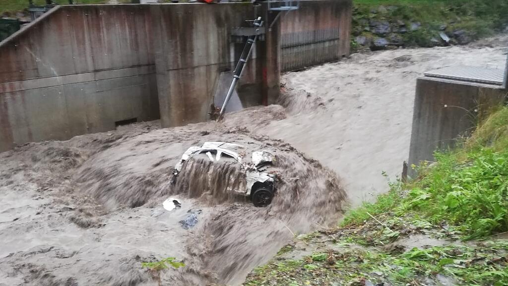 Unwettereinsatz Wasserrettung