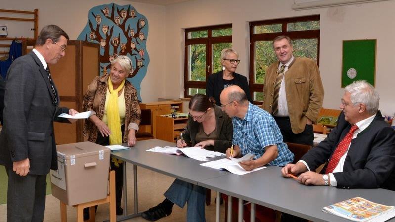 Geringe Wahlbeteiligung in Grödig