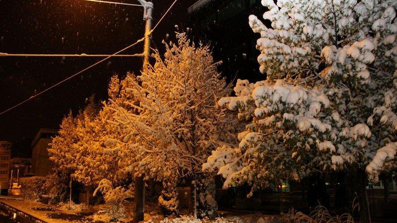 Erster Schnee in Salzburg