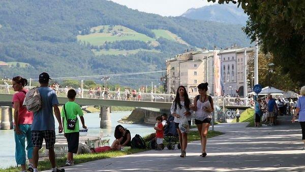 Salzburger suchen Abkühlung