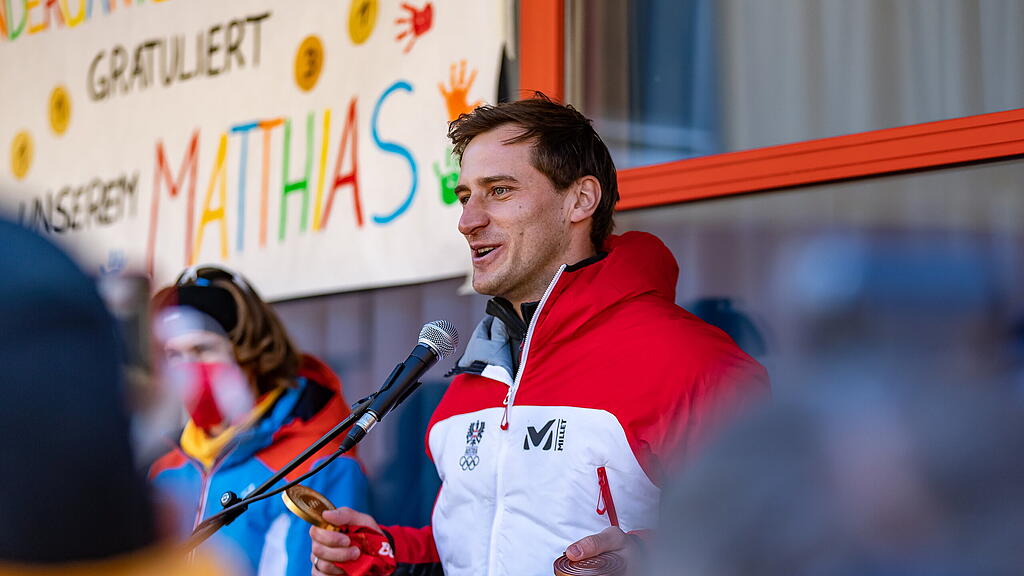 Olympia: Gold-Empfang von Matthias Mayer