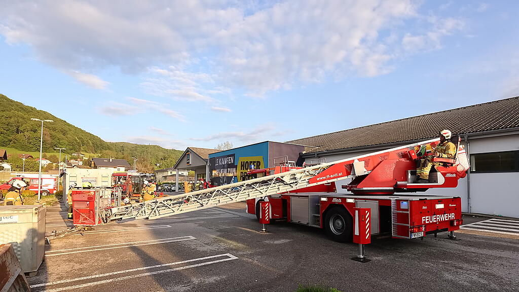 Feuerwehr-Übung in Elsbethen