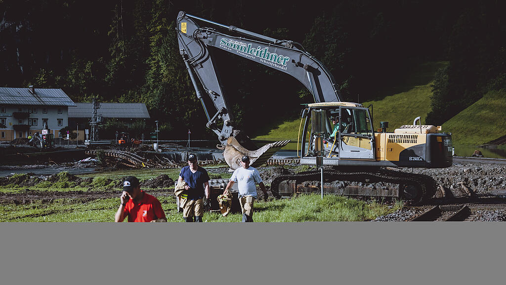 Unwetter Wald im Pinzgau