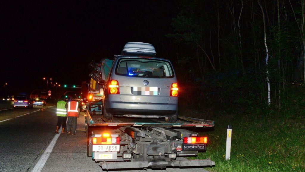 Crash beim Pass Lueg