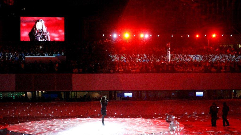 Promis bei Ski-WM-Eröffnung