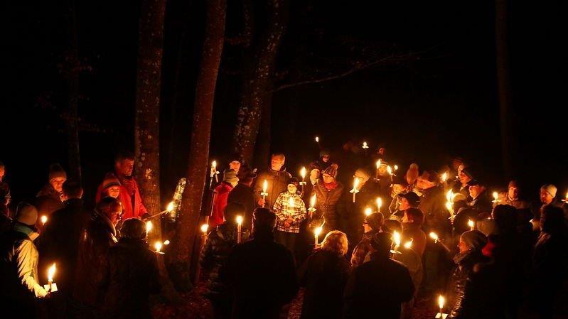 Fackelwanderung am Teufelsgraben