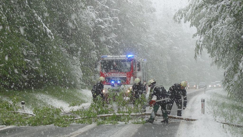 Schneechaos in der Steiermark
