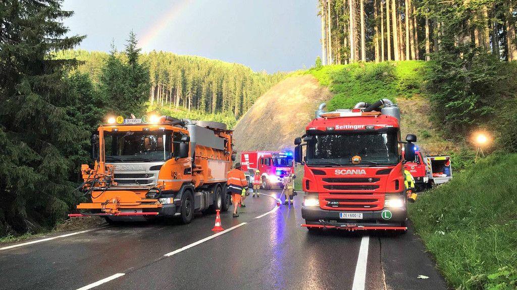 Fahrzeugbrand am Hochkönig
