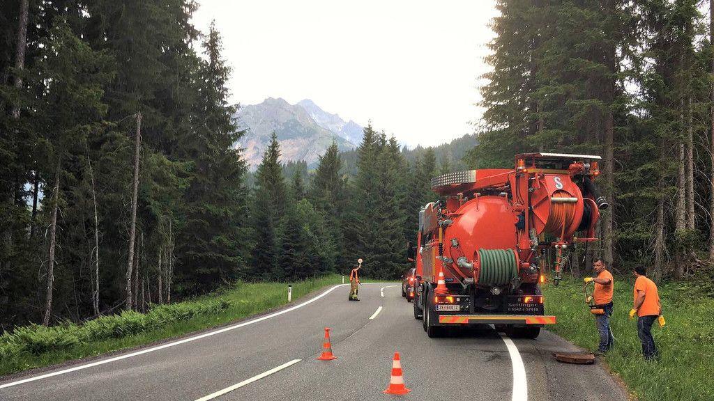 Fahrzeugbrand am Hochkönig