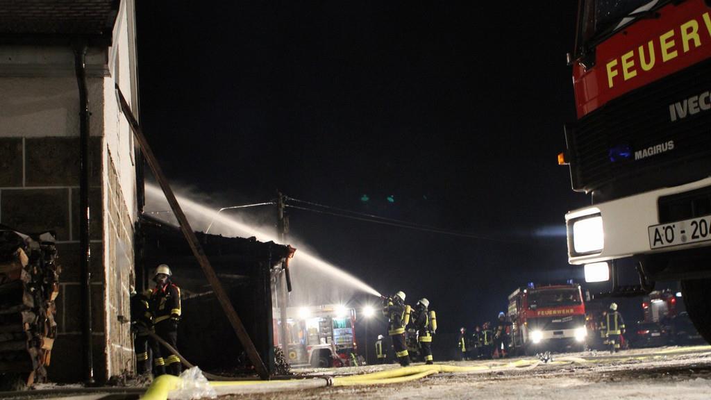 Großbrand in Burgkirchen