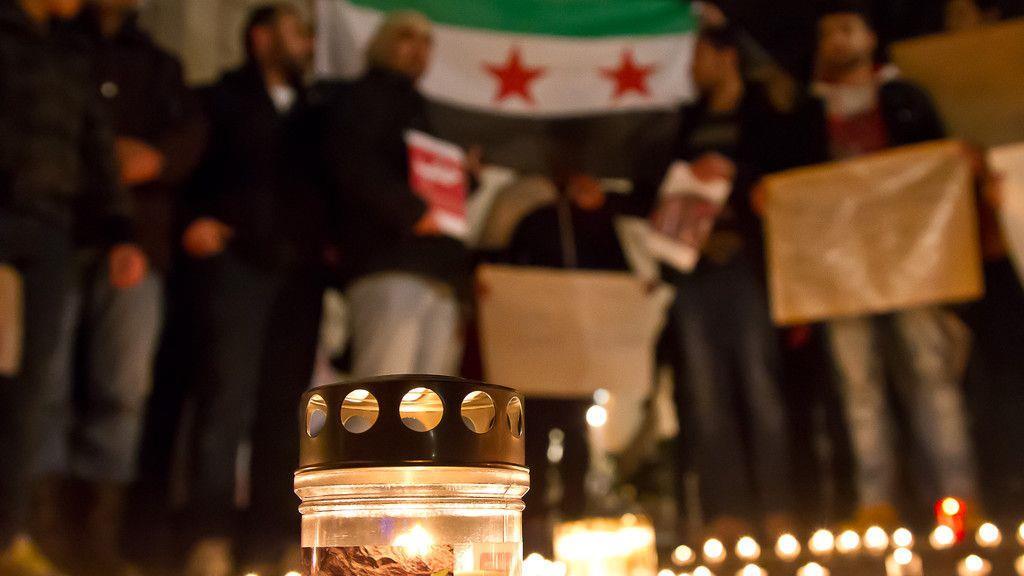 Gedenk-Demonstration für Aleppo in Salzburg I