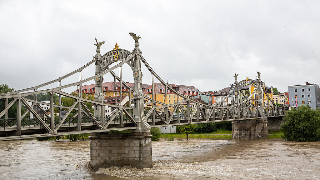 Oberndorf, Salzach, Hochwasser