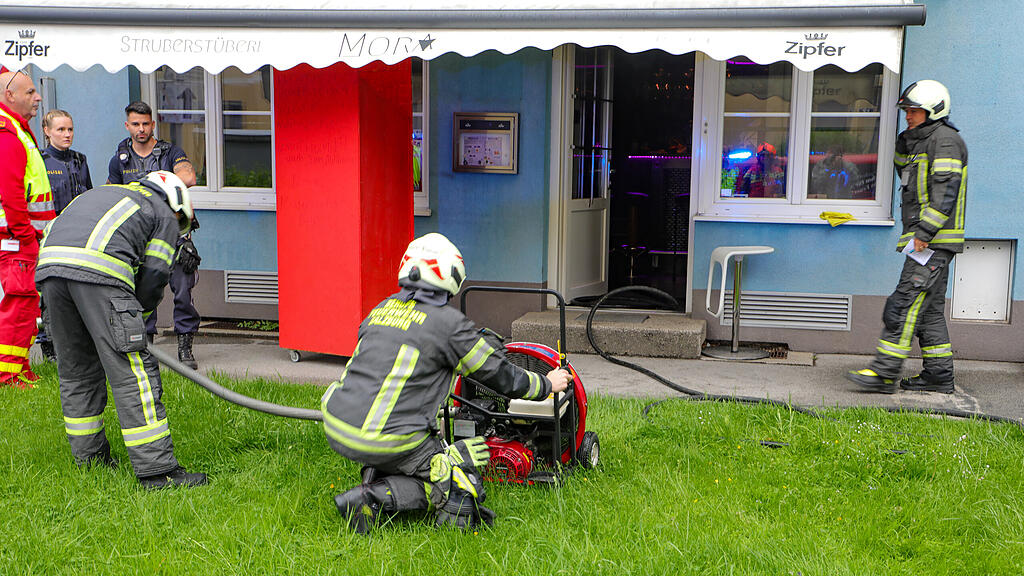 Brand in Lokal in der Stadt Salzburg