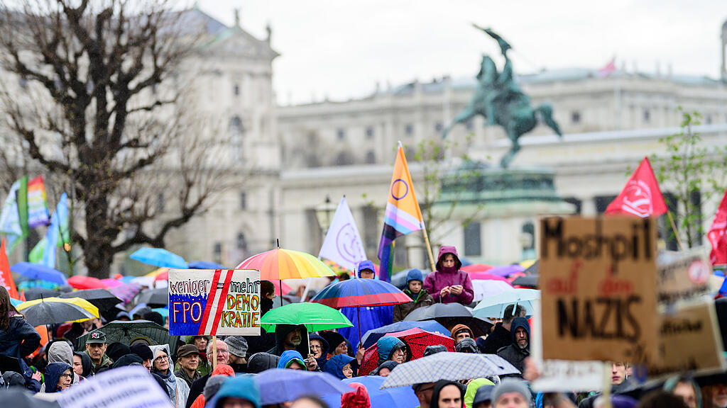 Demo gegen Rechts in Wien