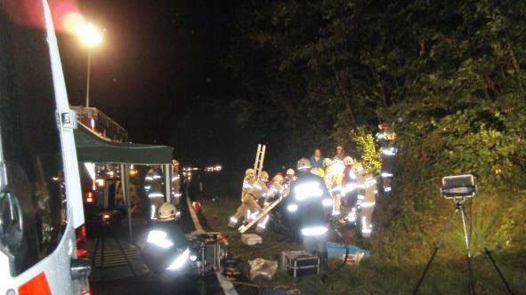 Frontalcrash auf der B1
