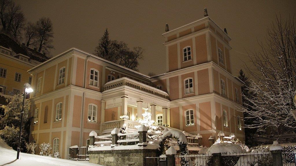 Winternacht in der Stadt Salzburg