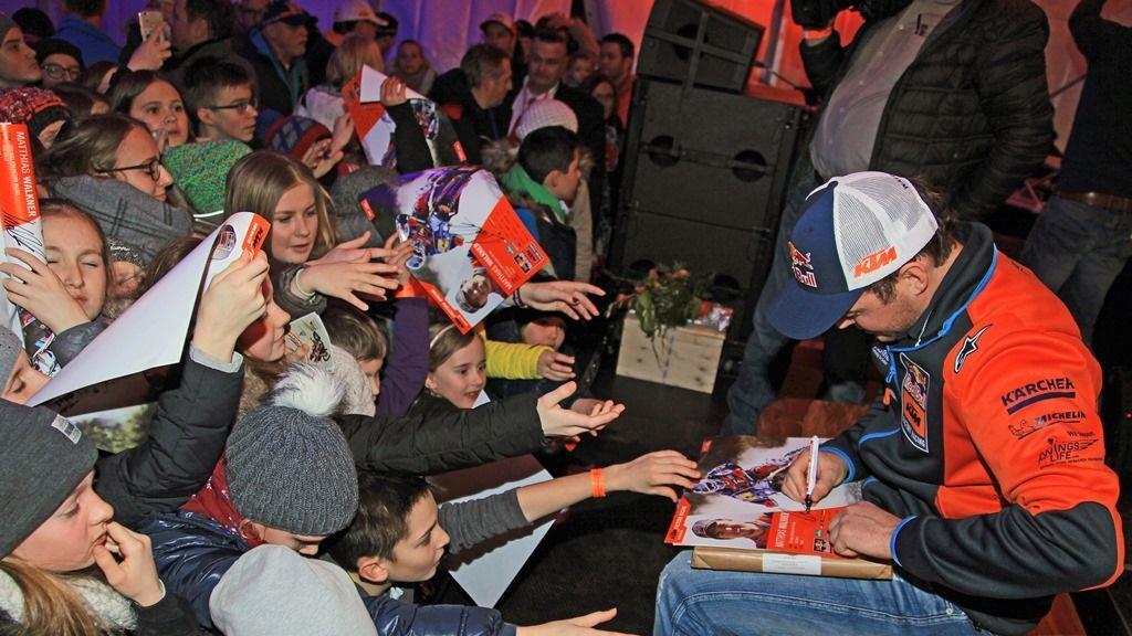 Dakar-Champion Matthias Walkner wird in Kuchl gefeiert I