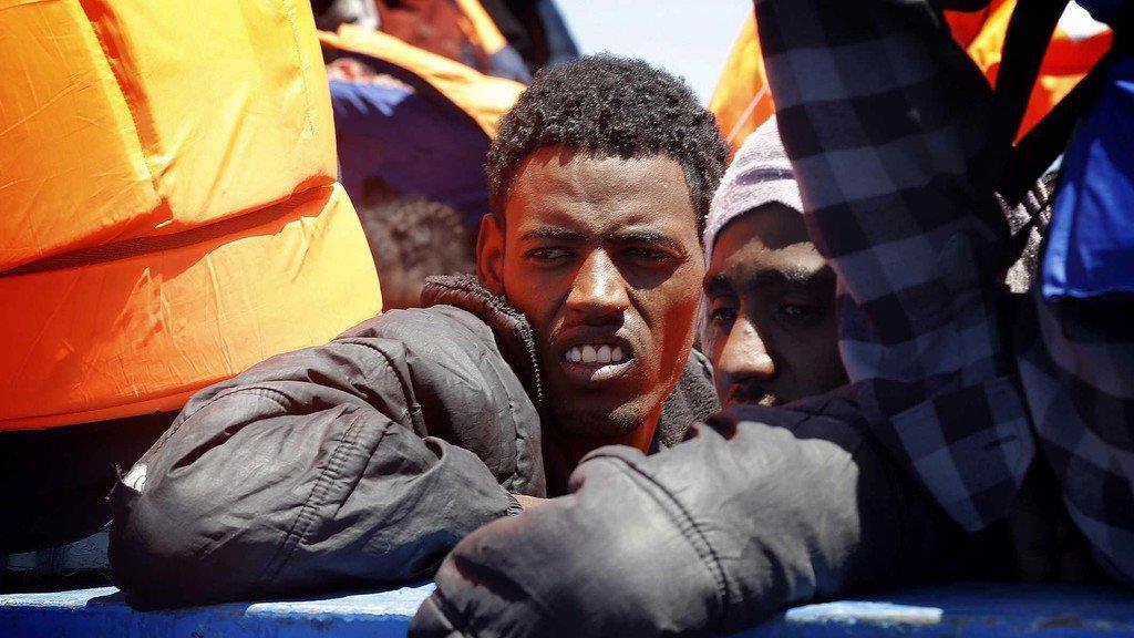 Flüchtlinge vor Lampedusa