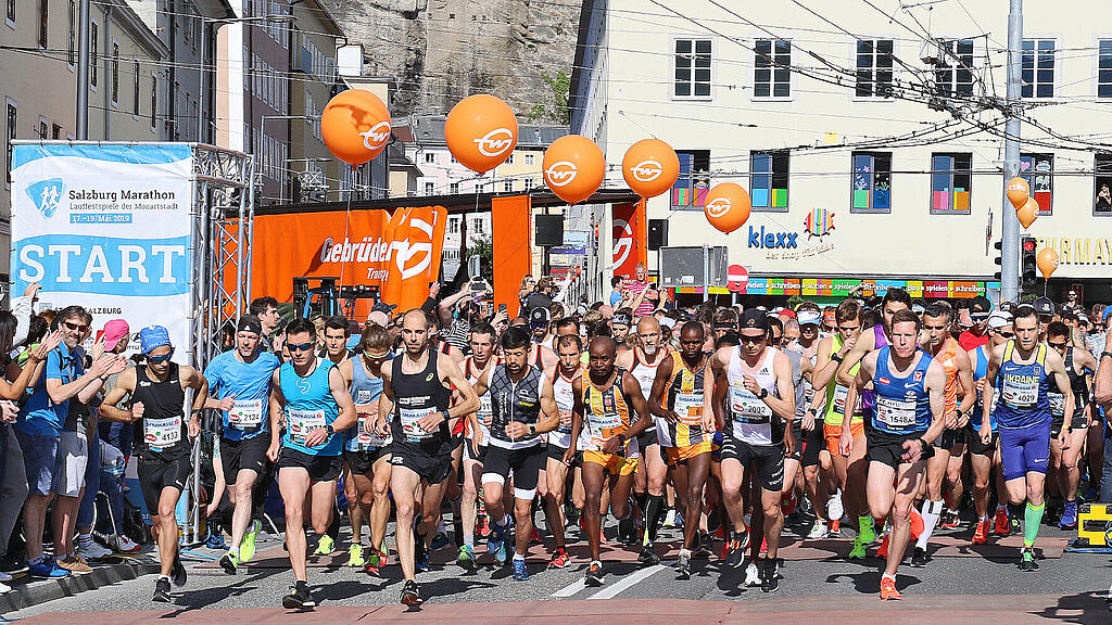 Salzburg Marathon Sieger Start