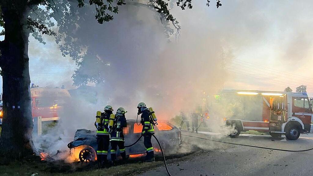 Wagen brennt in Scheibbs aus