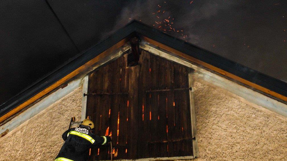 Großbrand in Weng