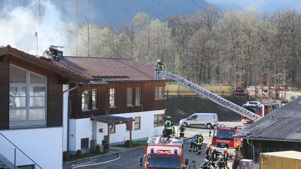 Dachstuhlbrand in Bad Reichenhall