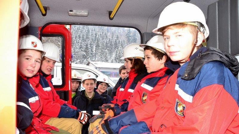Jugendfeuerwehrübung in Grödig