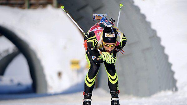 Martin Fourcade in Hochfilzen voran