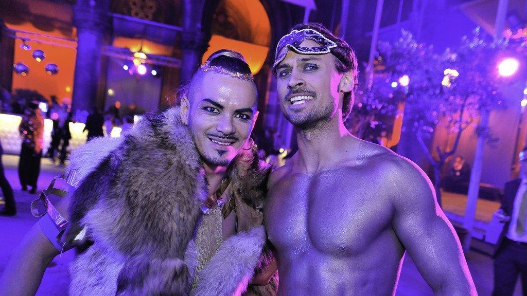 Beim Life Ball im Rathaus