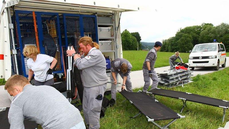 Großübung in Elsbethen