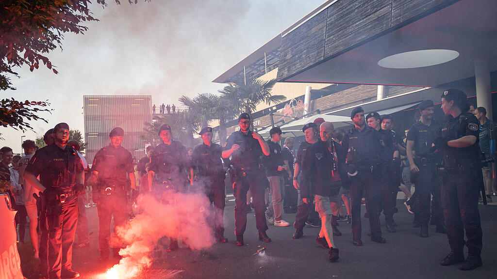 Die gro\u00dfe Meisterparty des FC RedBull Salzburg