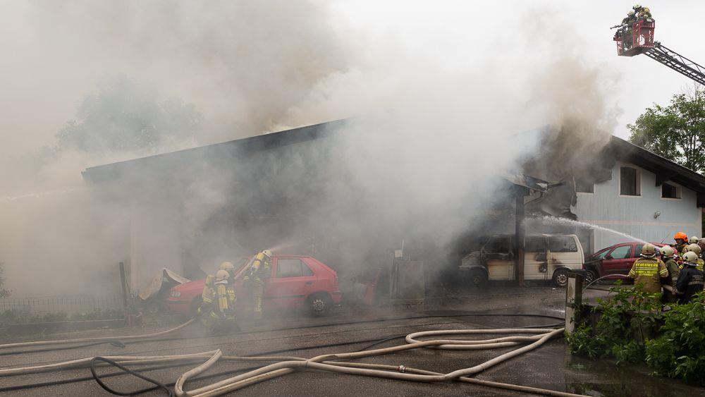 Haus in Neumarkt in Flammen I