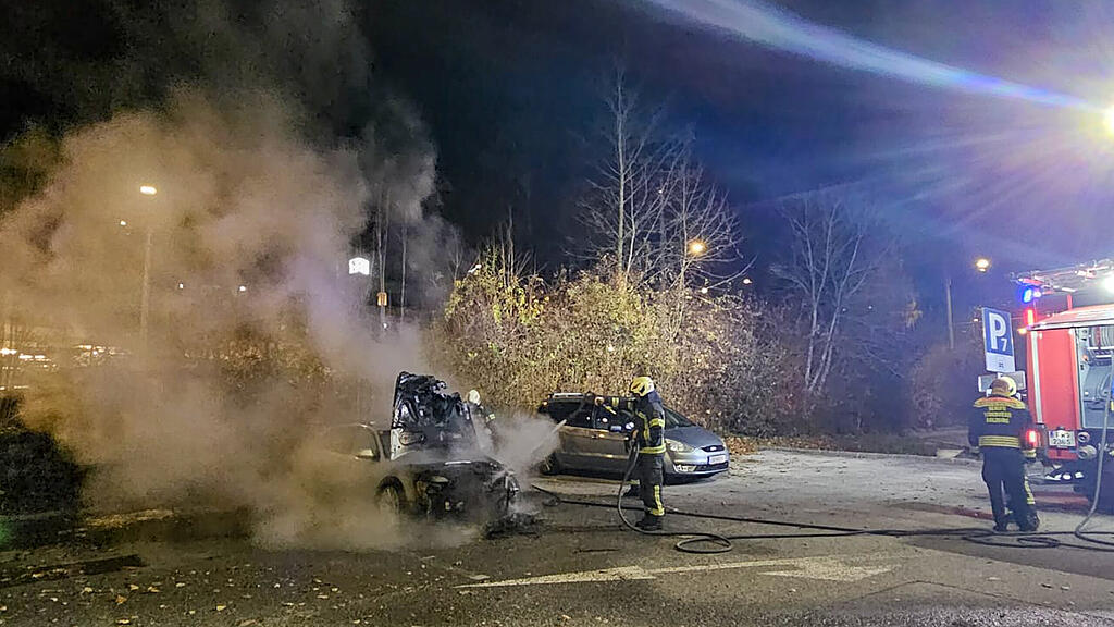 Pkw-Brand in Salzburg-Süd