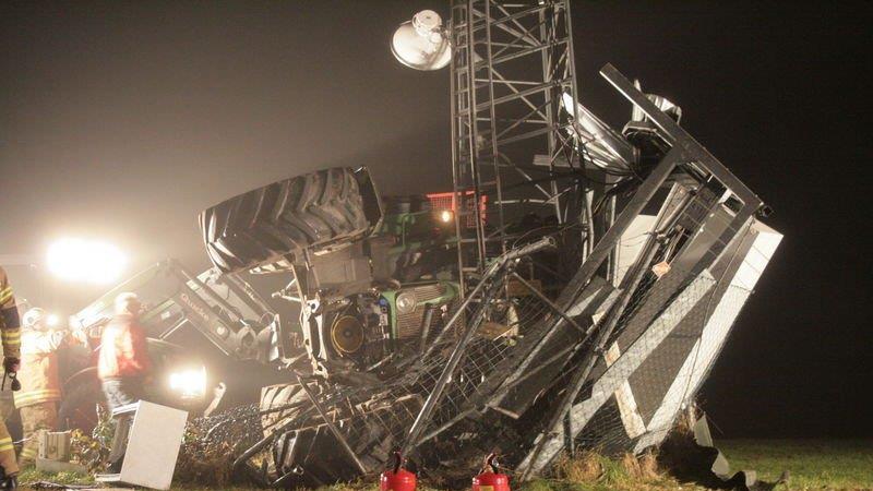 Crash mit Traktor