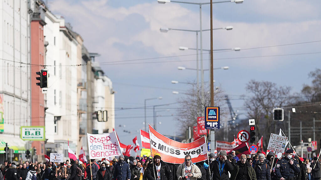 Kundgebung gegen Corona-Maßnahmen