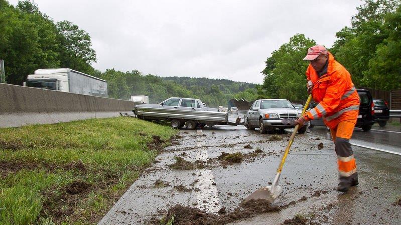 Crash auf A1 bei Thalgau