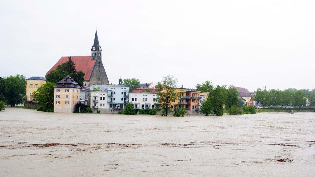 Hochwasser in Oberndorf
