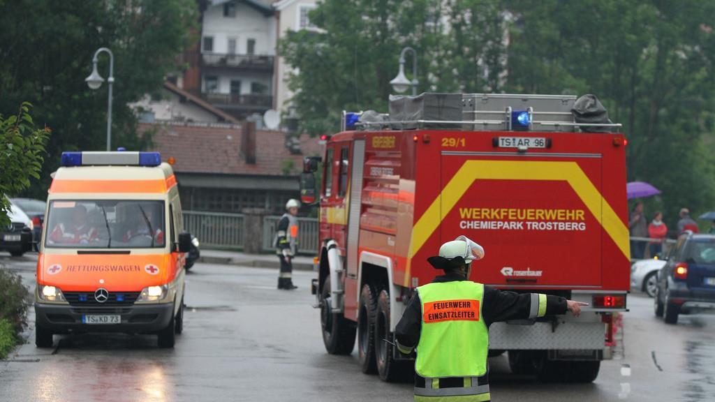 Feuerwehrübung in Trostberg